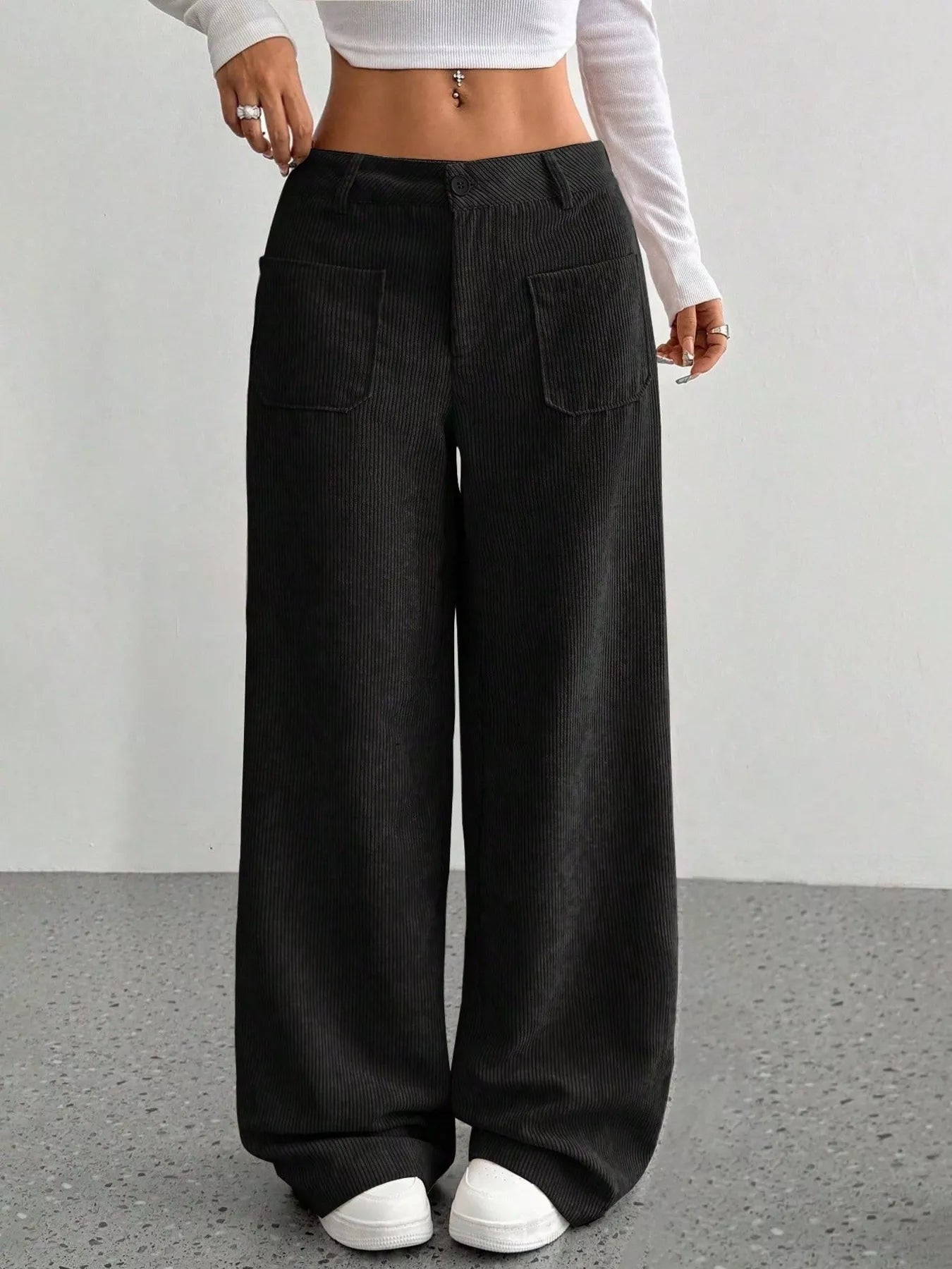 Jemma | Women's High-Waisted Wide Leg Pants