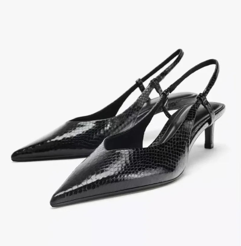 Laniyah | Women's Pointed Toe Slingback Heels