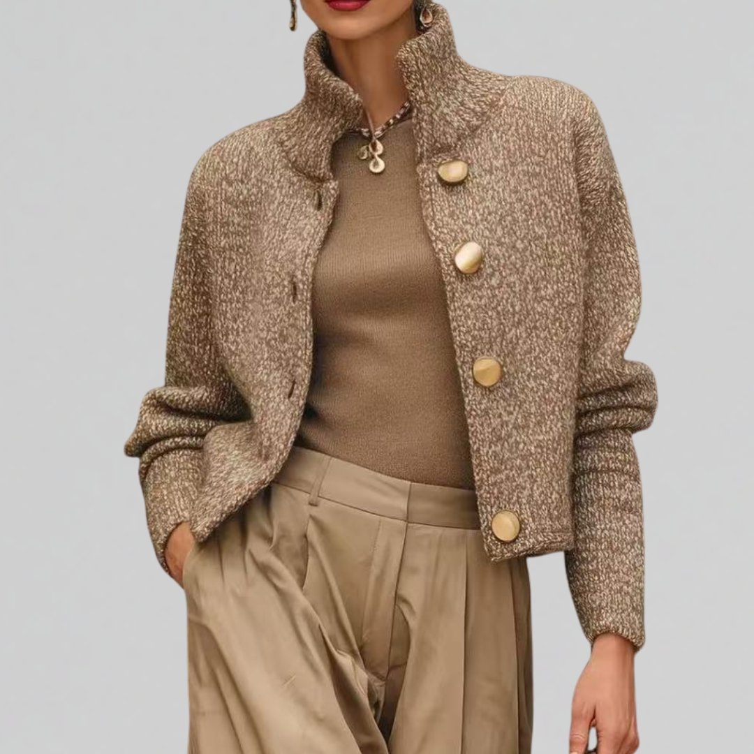 Reagan | Women's Cropped Button Front Jacket