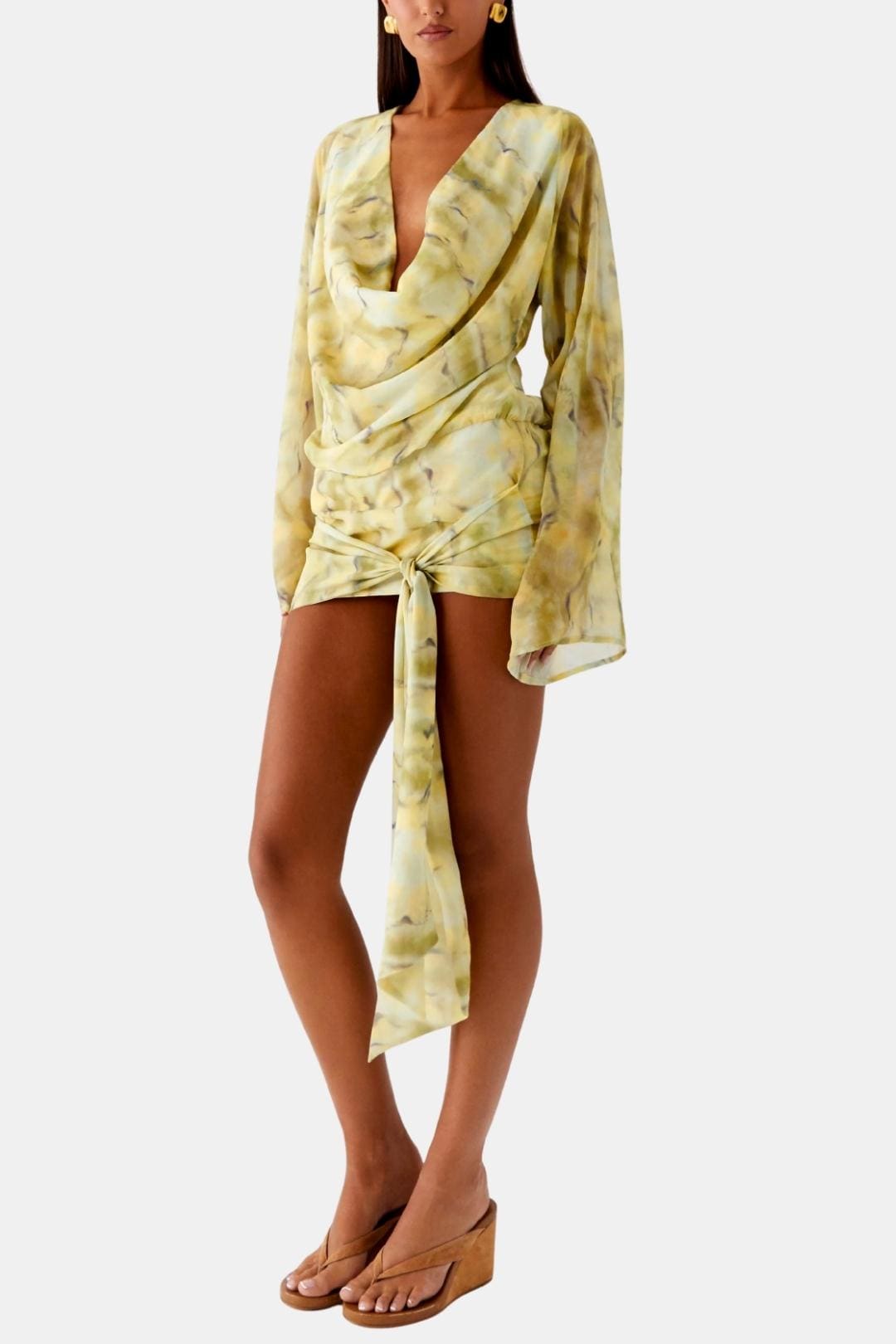 Meredith | Women's Long Sleeve Mini Dress